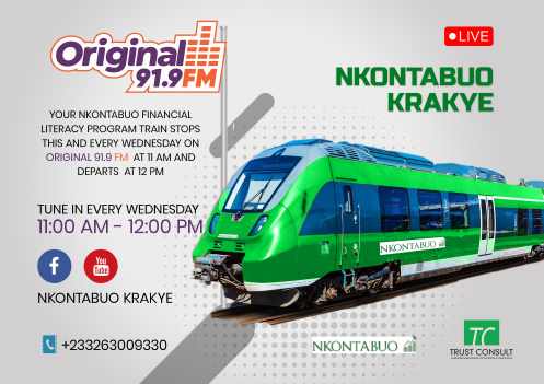 Nkontabou Krakye SME literacy radio programme artwork